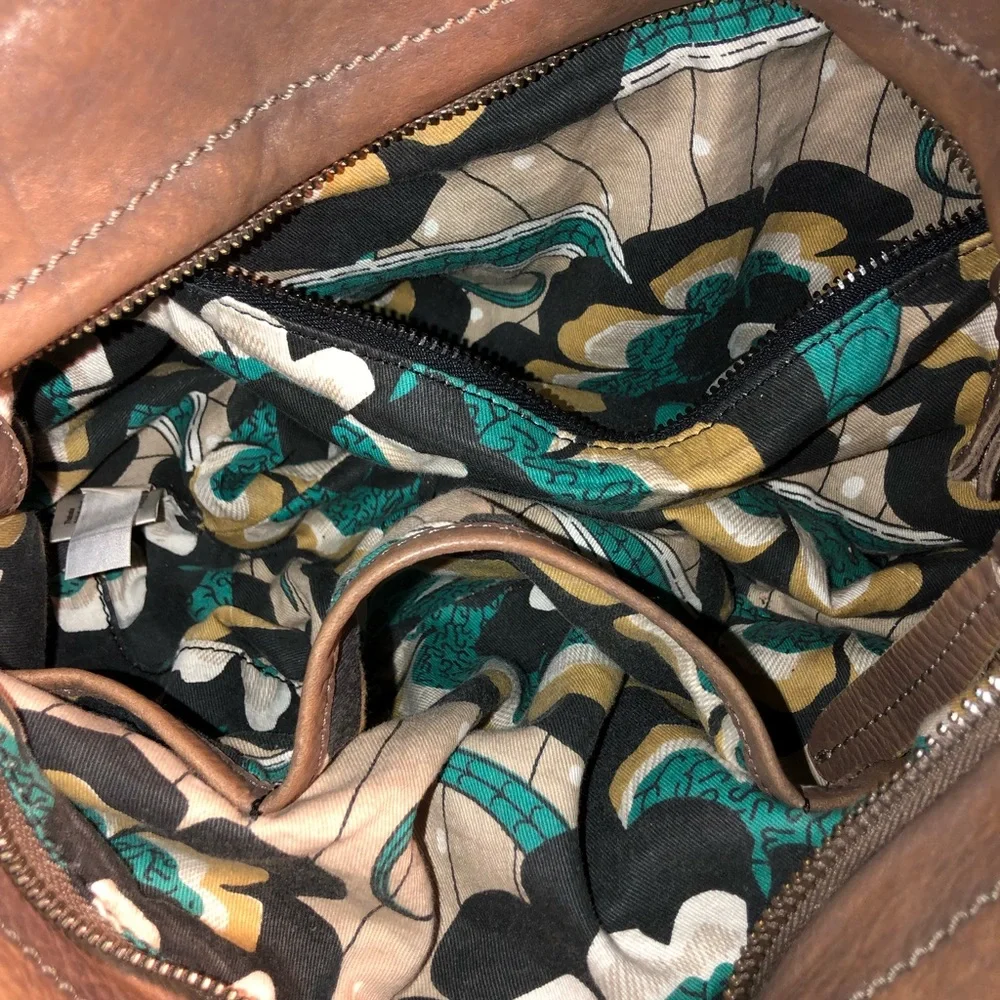 Liebeskind Brown Leather Shoulder Bag - Picture 5 of 8